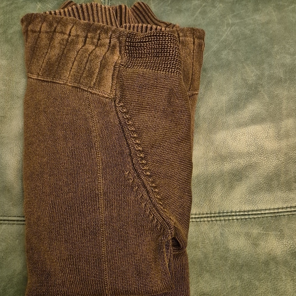 BKE Men's Dark Brown Mock Turtleneck 1/4 zip.XXL. Zip-Up Sweater.#1818) - Picture 16 of 16